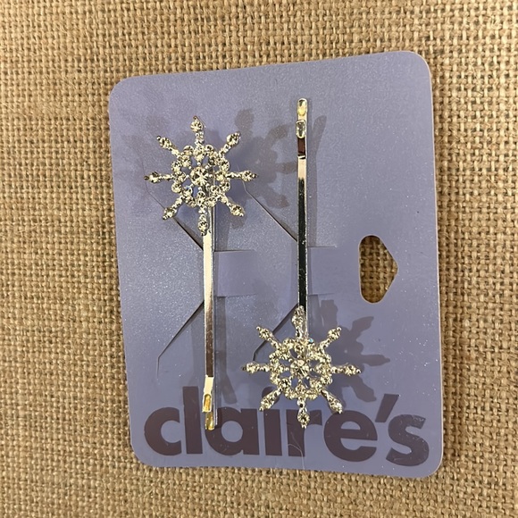 Claire’s Silver HairClips. NEW with tags - Picture 5 of 14